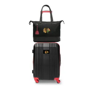 Chicago Blackhawks Premium Laptop Tote Bag and Luggage Set