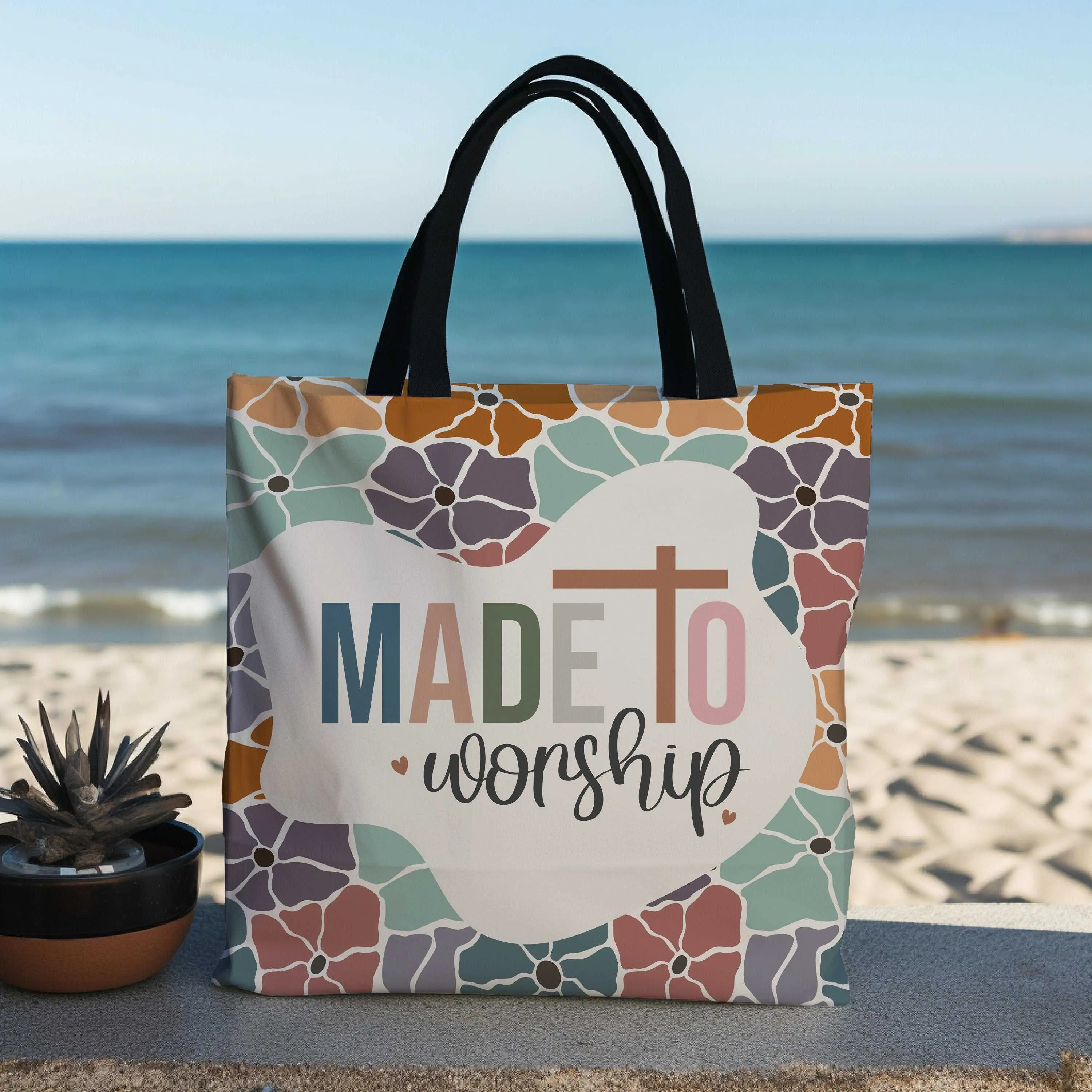 Christian Tote Bag - Stylish Canvas Shopper