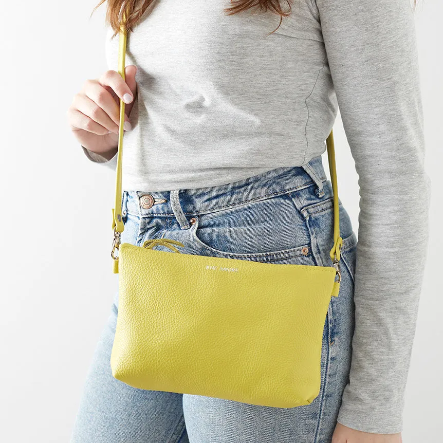 Citrus Leather Crossbody Bag