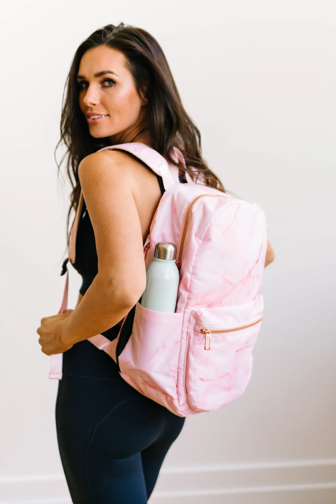 Classic Backpack - Pink Marble