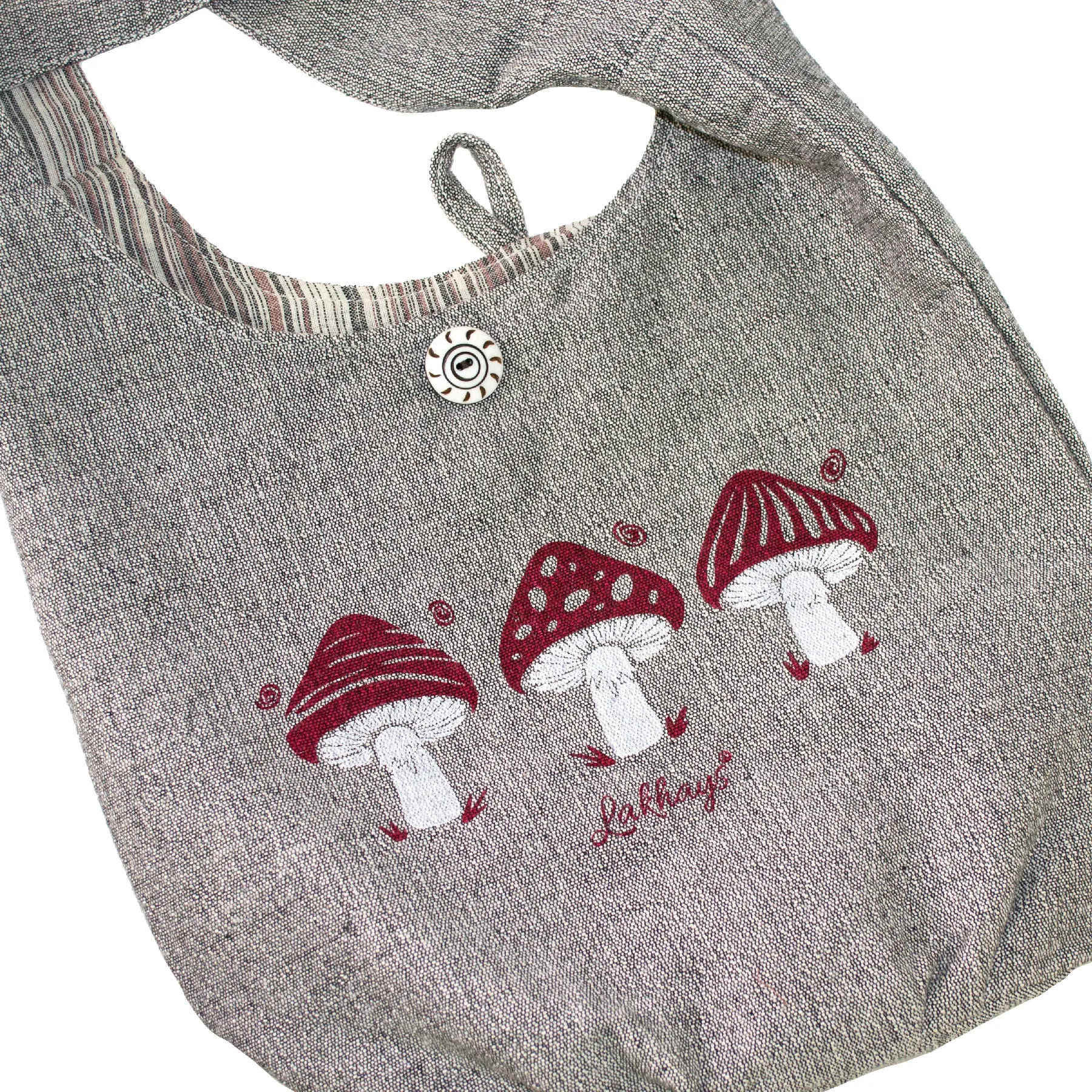 Classic Toadstool Cotton Shoulder Bag