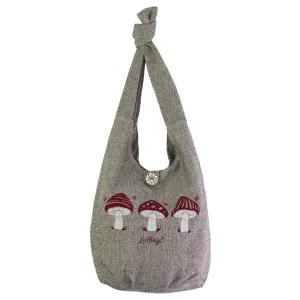 Classic Toadstool Cotton Shoulder Bag