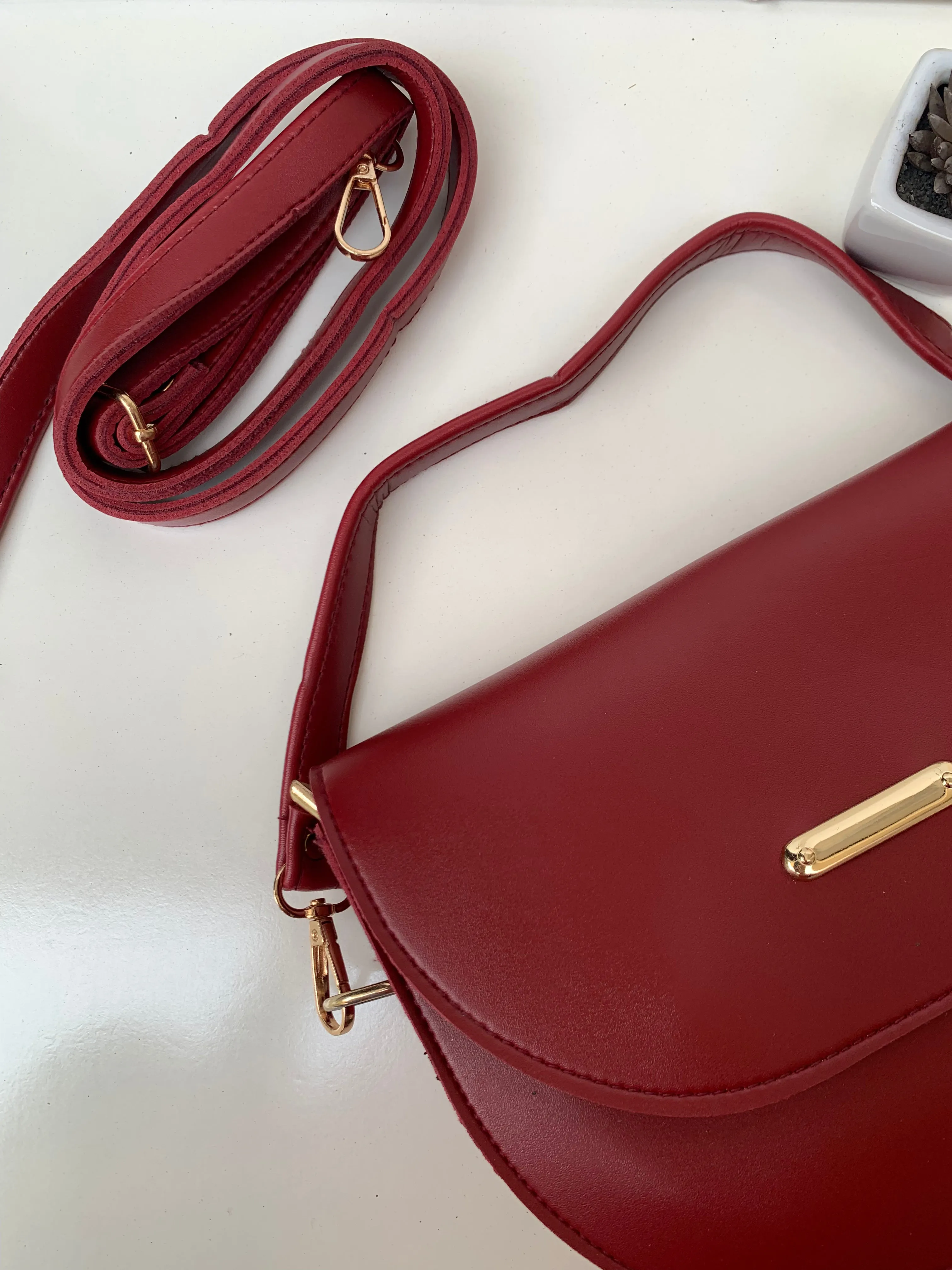 COCO CROSSBODY BAG-MAROON