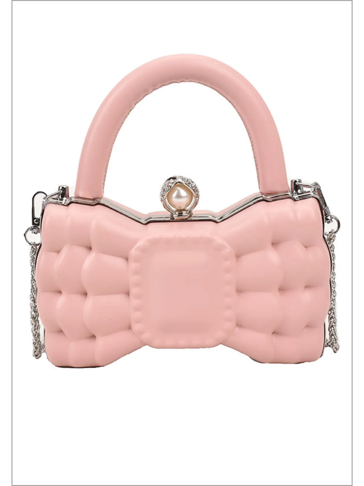 Confident Girl Bow-Shaped Crossbody Bag