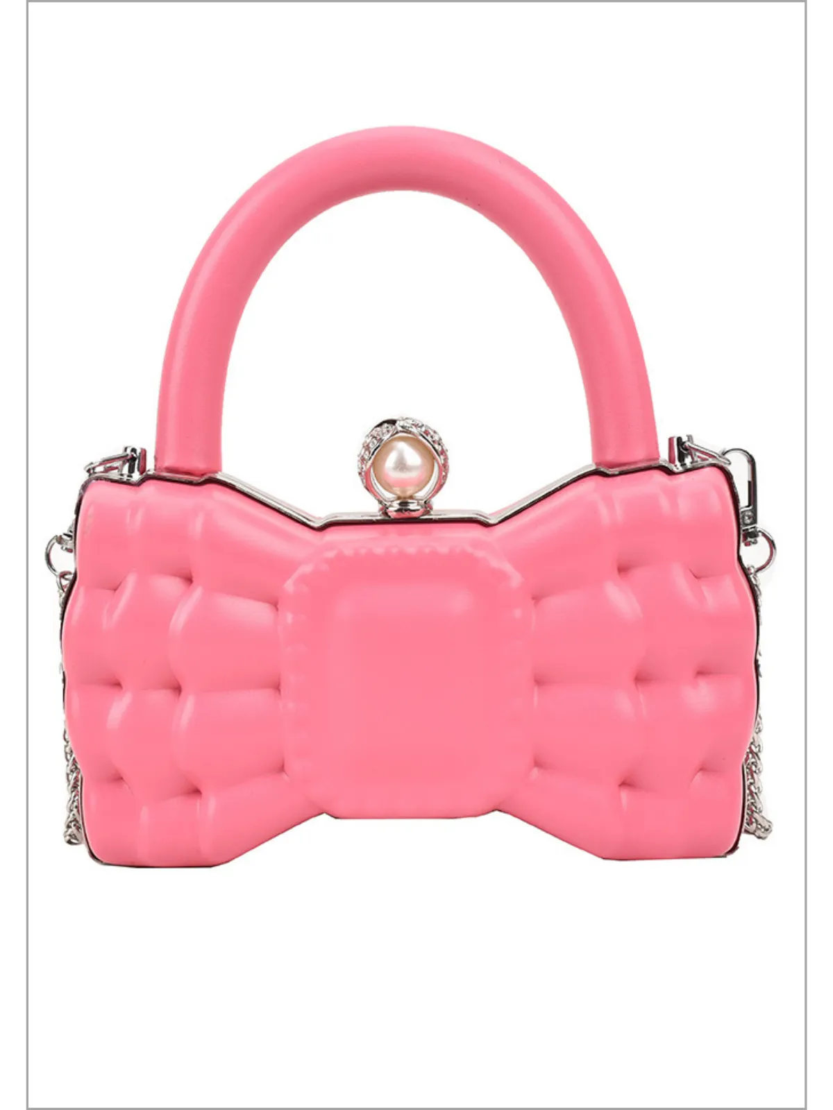 Confident Girl Bow-Shaped Crossbody Bag