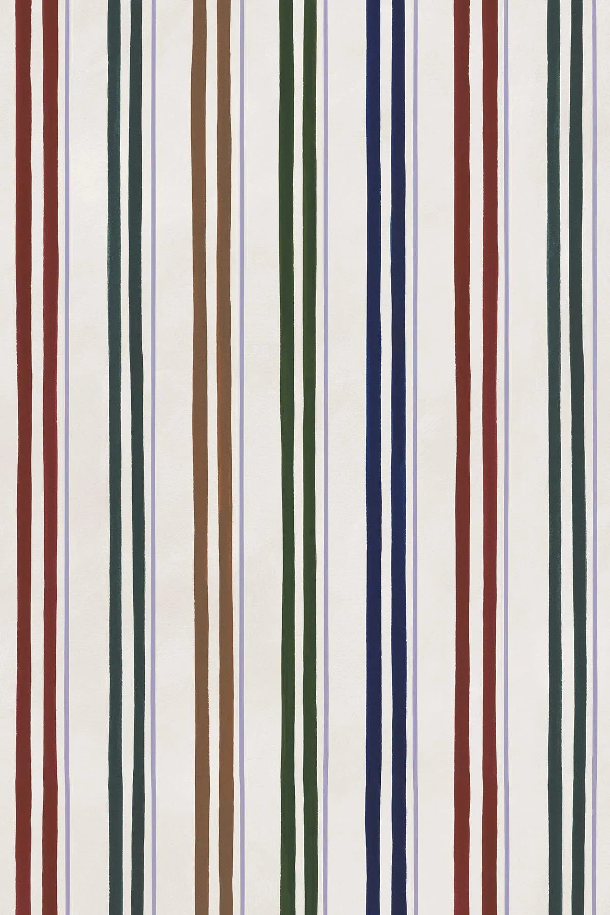 Contemporary Stripe Multi Color Dark