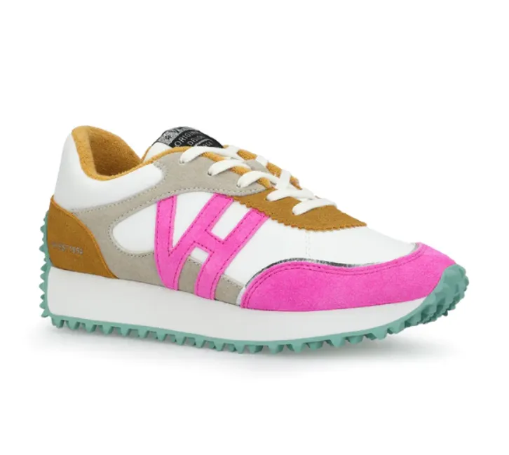 Cosmic 9 Mustard/Neon Pink Sneakers