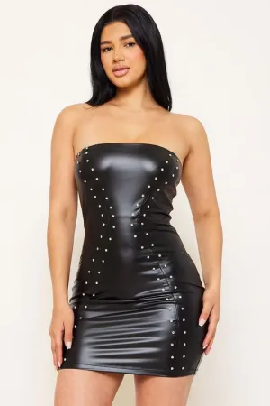 Crystal Black Mini Dress