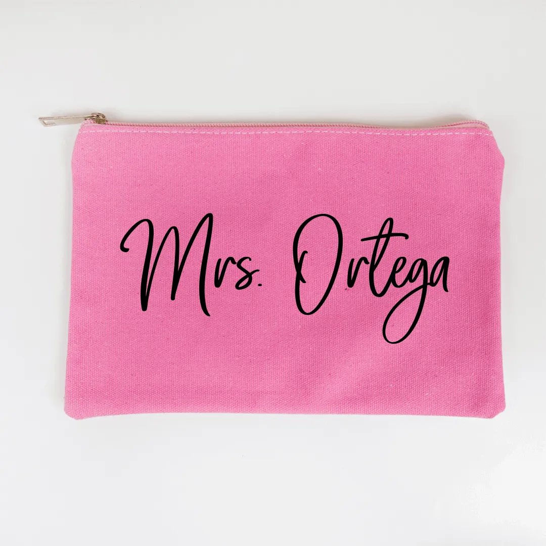 Custom Mrs. Ortego Makeup Bag