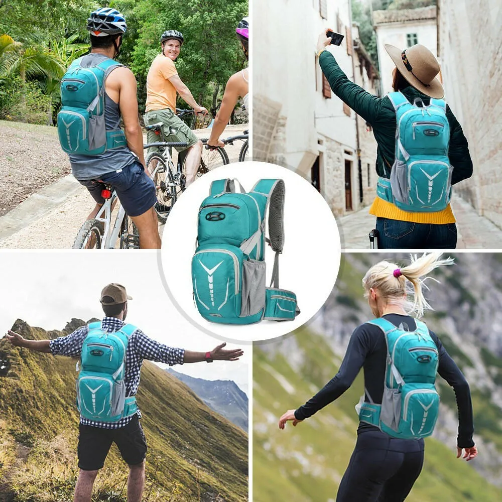 Cycling Backpack Outdoor Running Bag Bicycle Bag Sports Vest Ultralight Riding Bags Breathable Jogging Travel Daypack Bag for Riding Running Hiking Camping