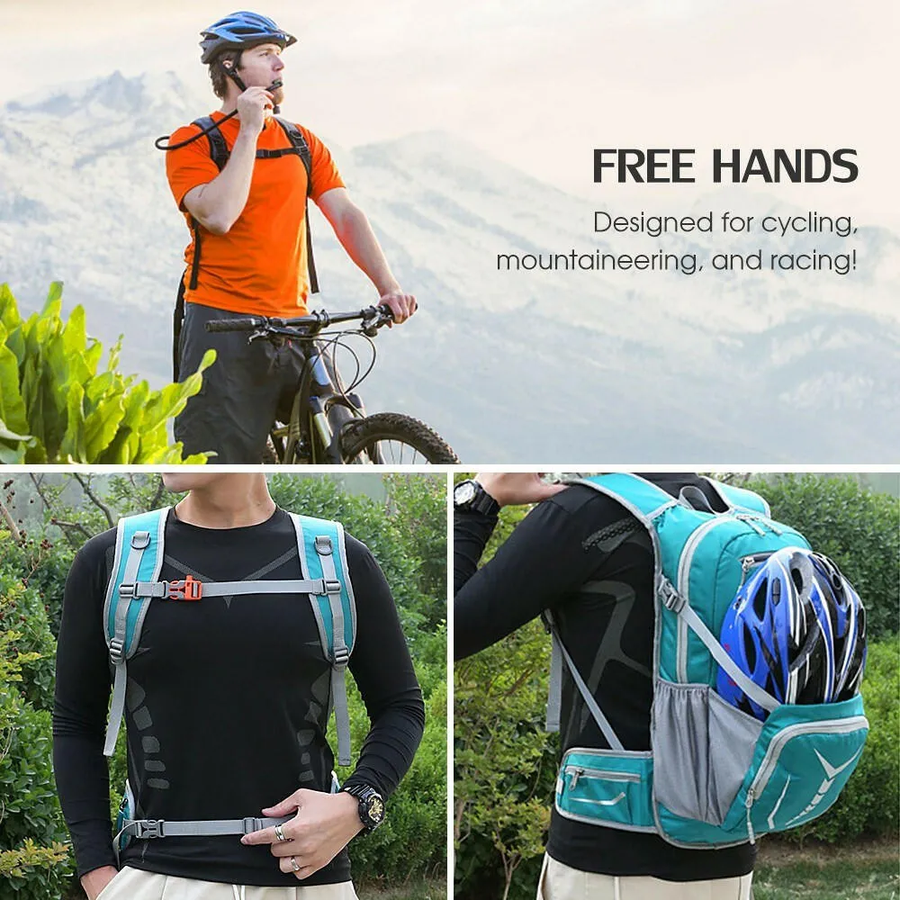 Cycling Backpack Outdoor Running Bag Bicycle Bag Sports Vest Ultralight Riding Bags Breathable Jogging Travel Daypack Bag for Riding Running Hiking Camping