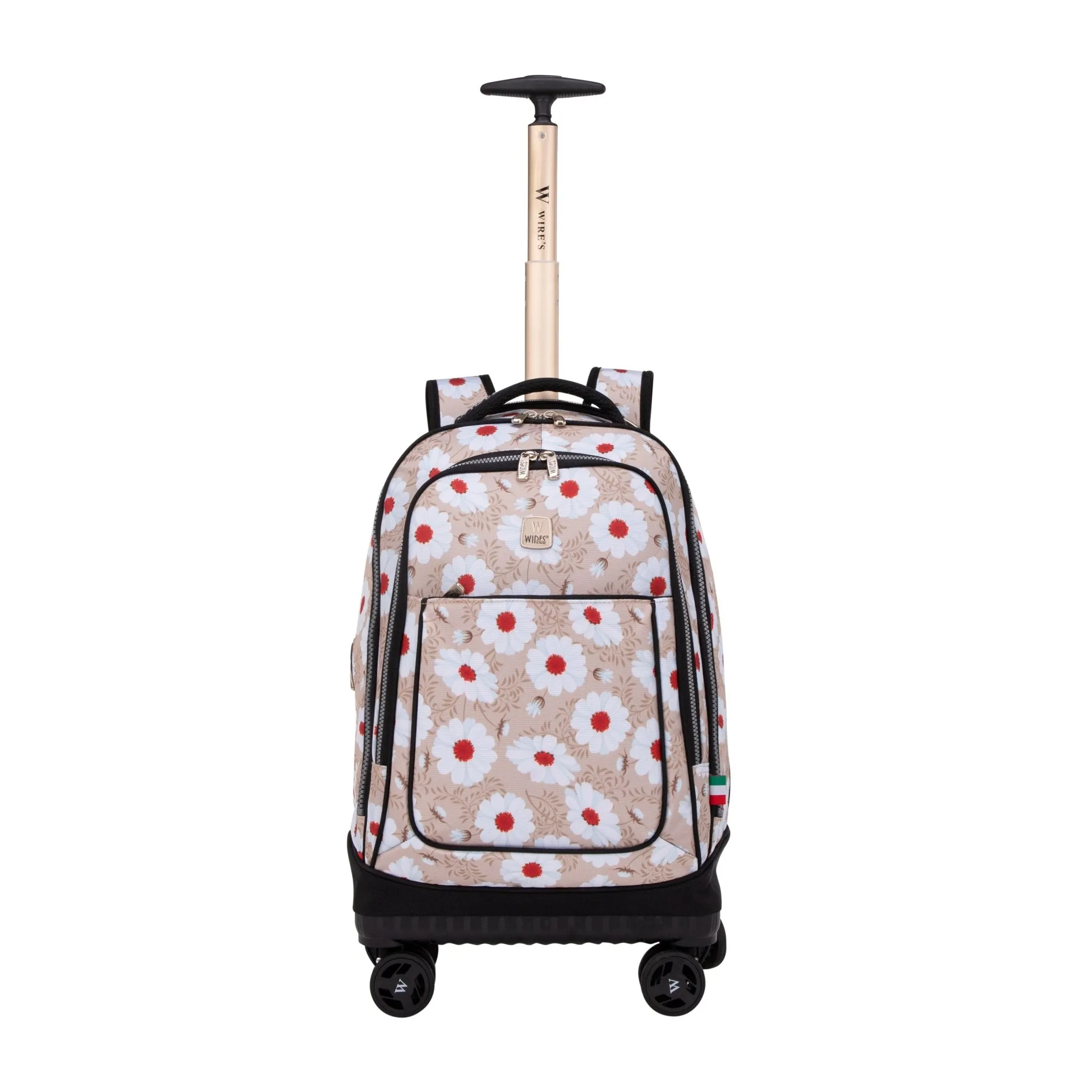 Daisy 8-Wheels School Backpack Trolley Set (Lunch bag & Pencil Case)