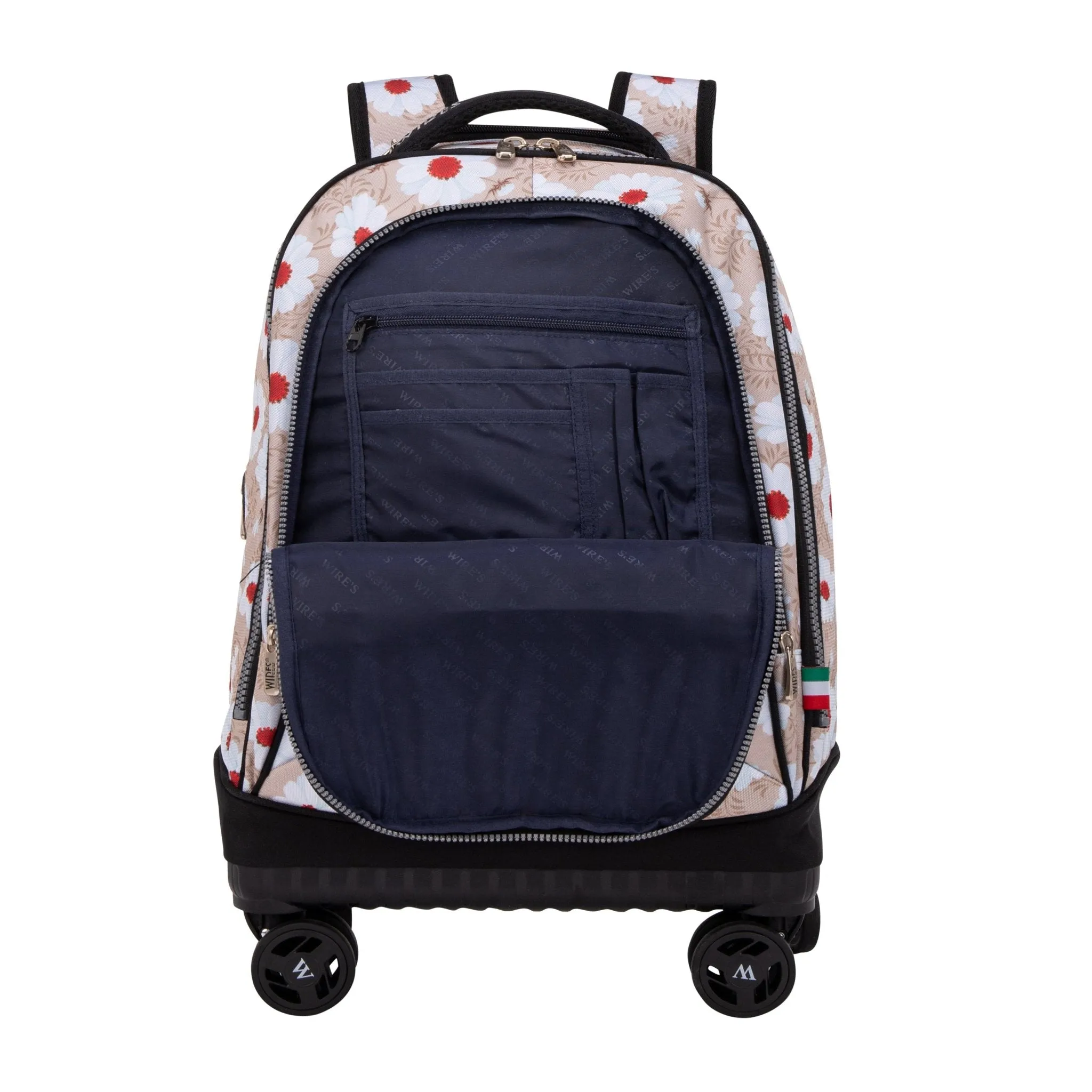 Daisy 8-Wheels School Backpack Trolley Set (Lunch bag & Pencil Case)