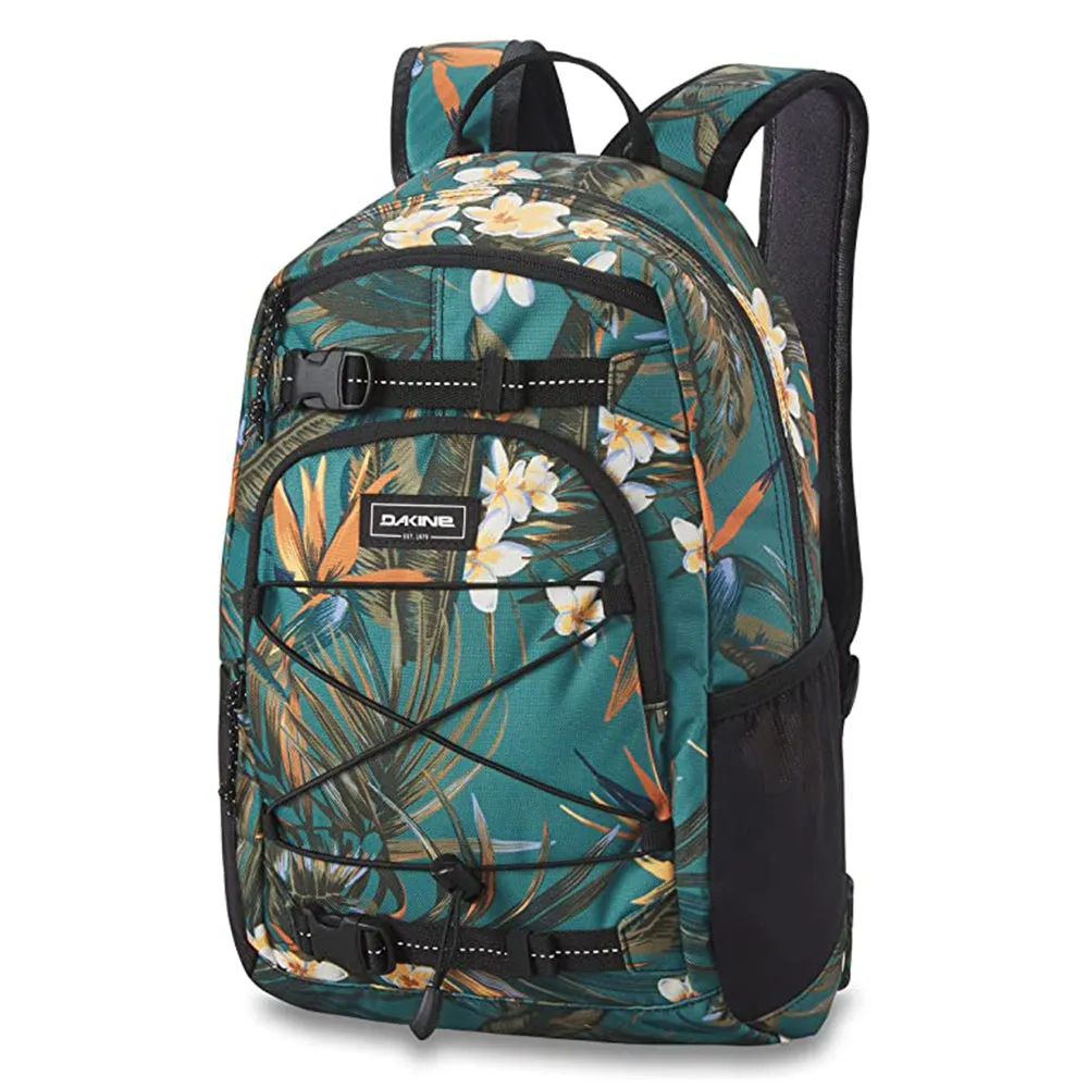 Dakine Unisex Kid's Emerald Tropic GROM Pack 13L Backpack - 10003794-EMERALDTROPIC