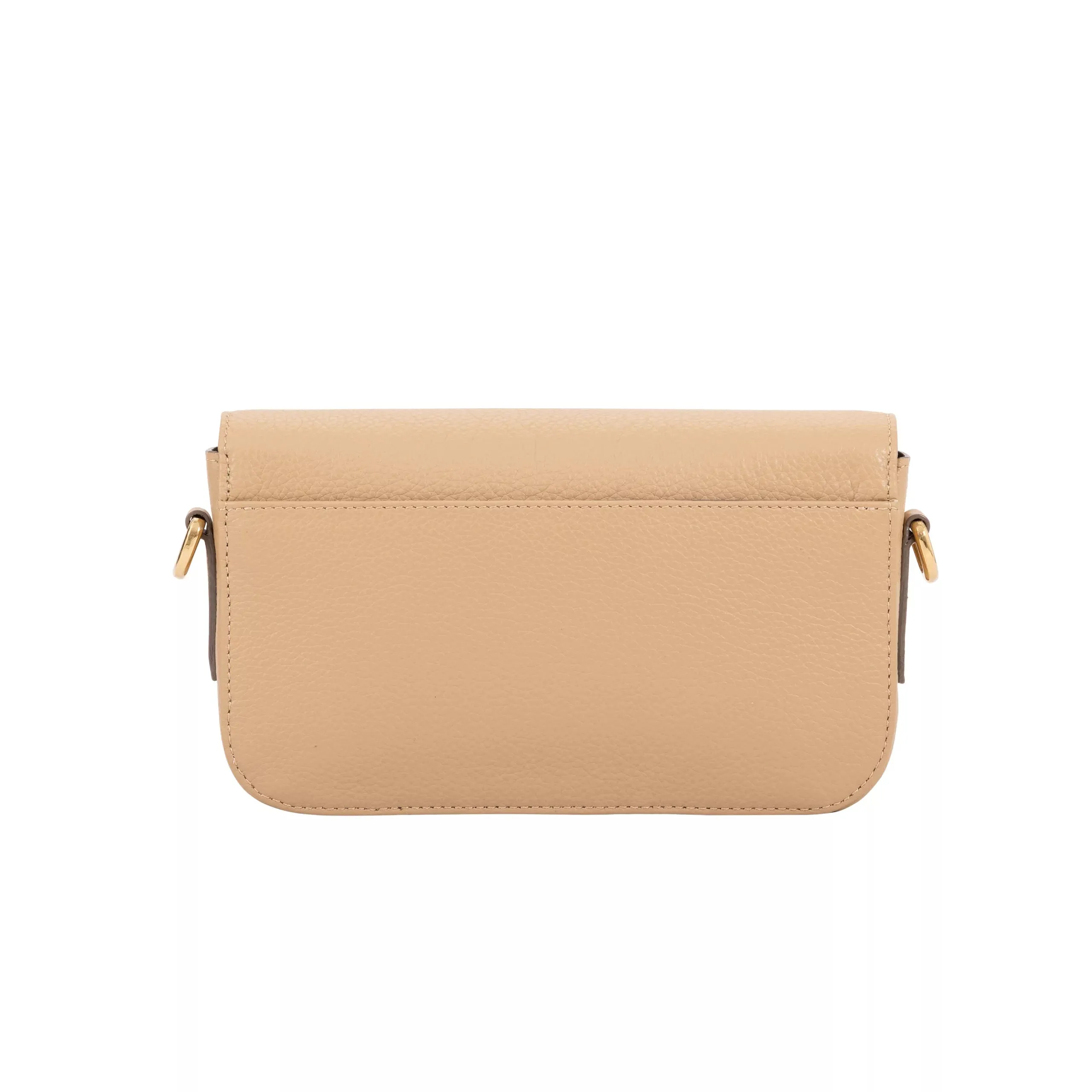 Deya Crossbody in Desert Nappa with a Wood Ring Detail by Cape Cobra