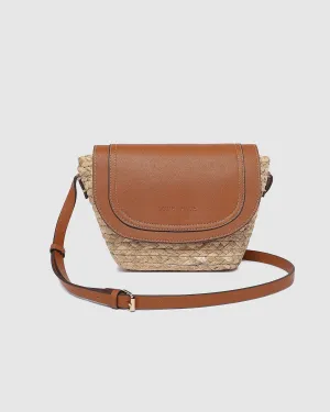 DIXIE STRAW CROSSBODY BAG NATURAL TAN