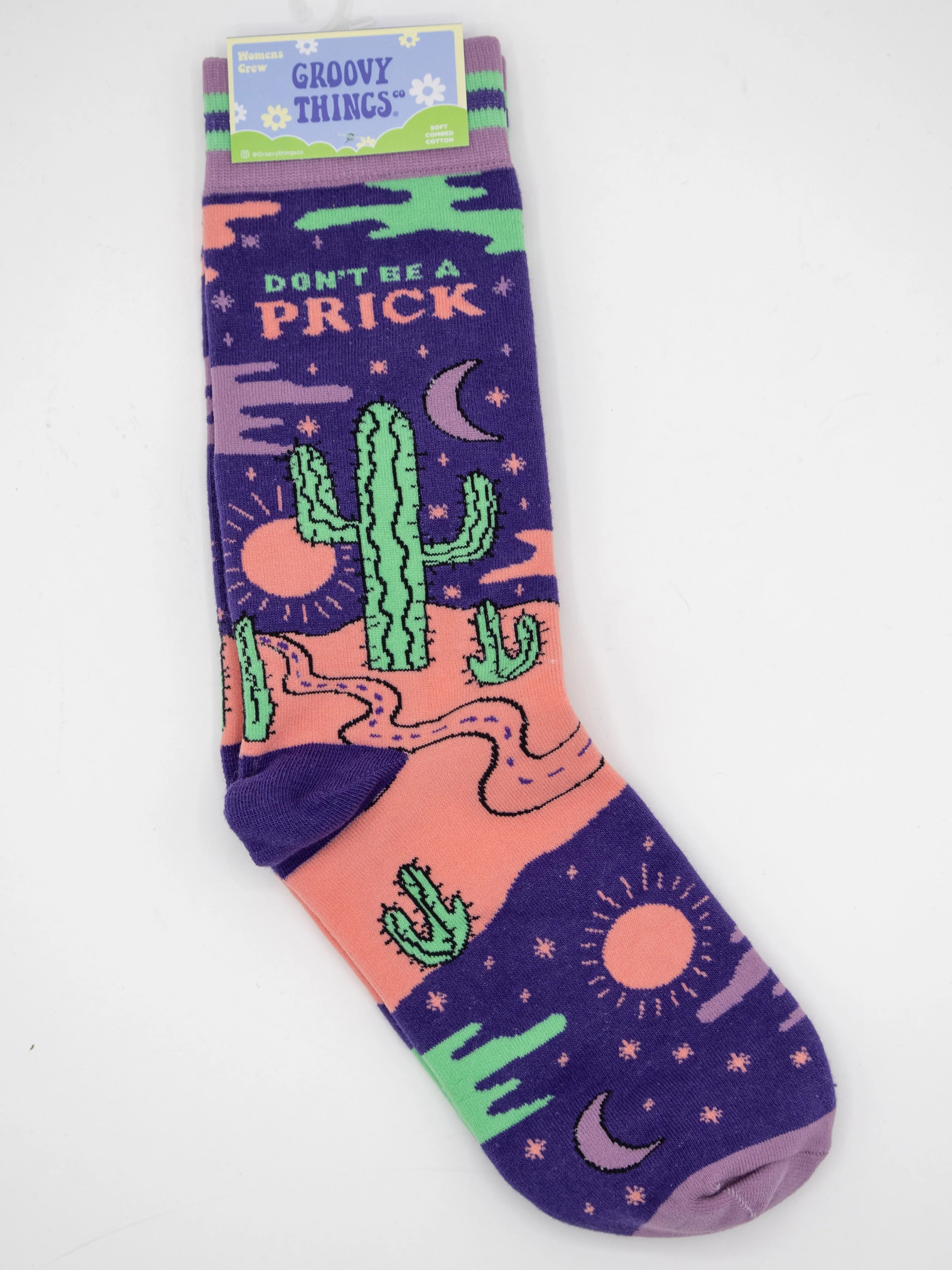 Don't be a Prick Women's Crew Sock