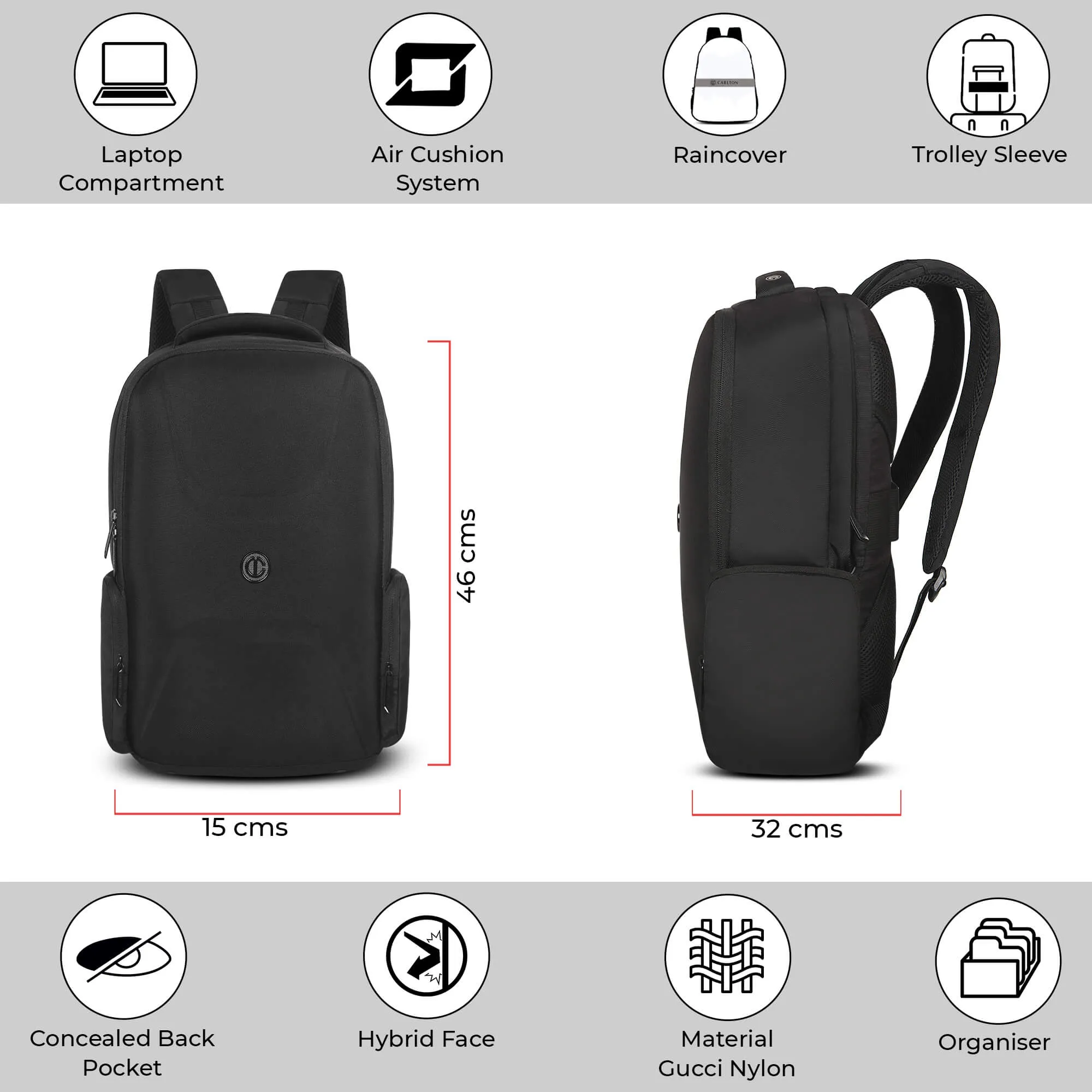 Dorset Laptop backpack