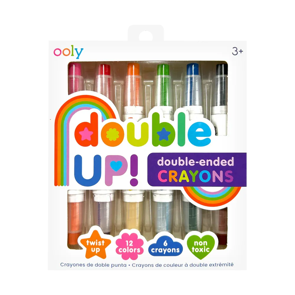 Double Up! Double-Ended Crayons - Set of 6