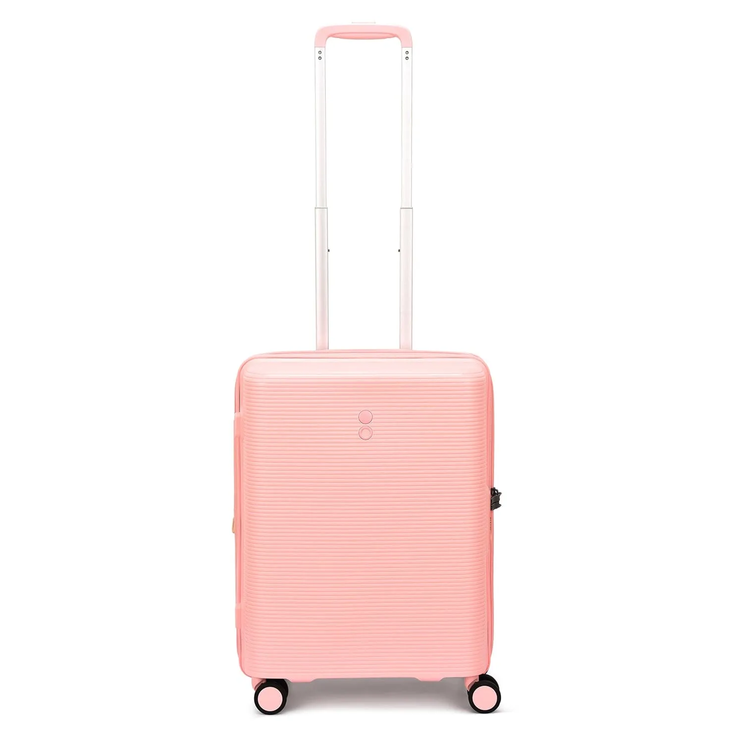 Echolac Forza 55 65 75cm Hardcase 4 Double Wheel Expandable Cabin & Check-In Luggage Trolley Set Passion Pink