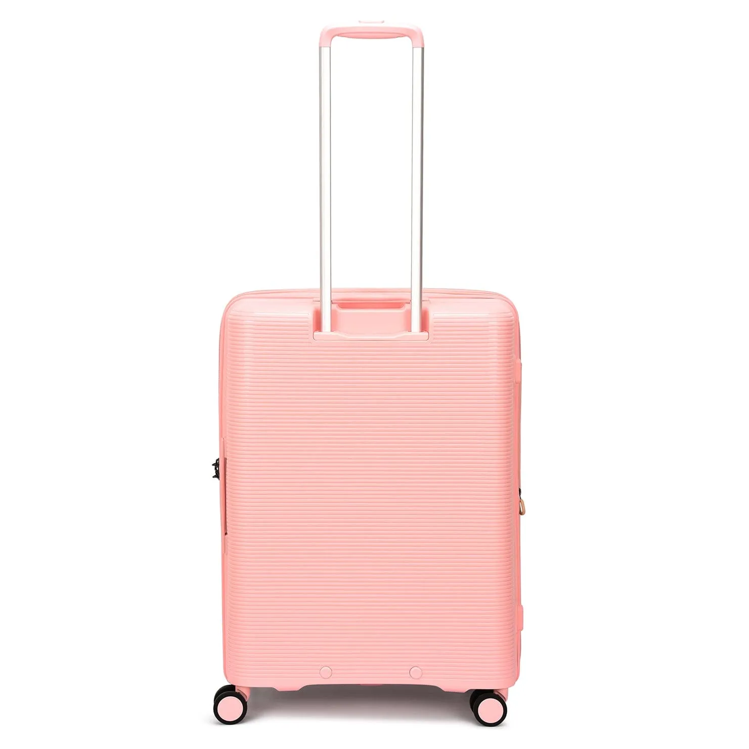 Echolac Forza 55 65 75cm Hardcase 4 Double Wheel Expandable Cabin & Check-In Luggage Trolley Set Passion Pink