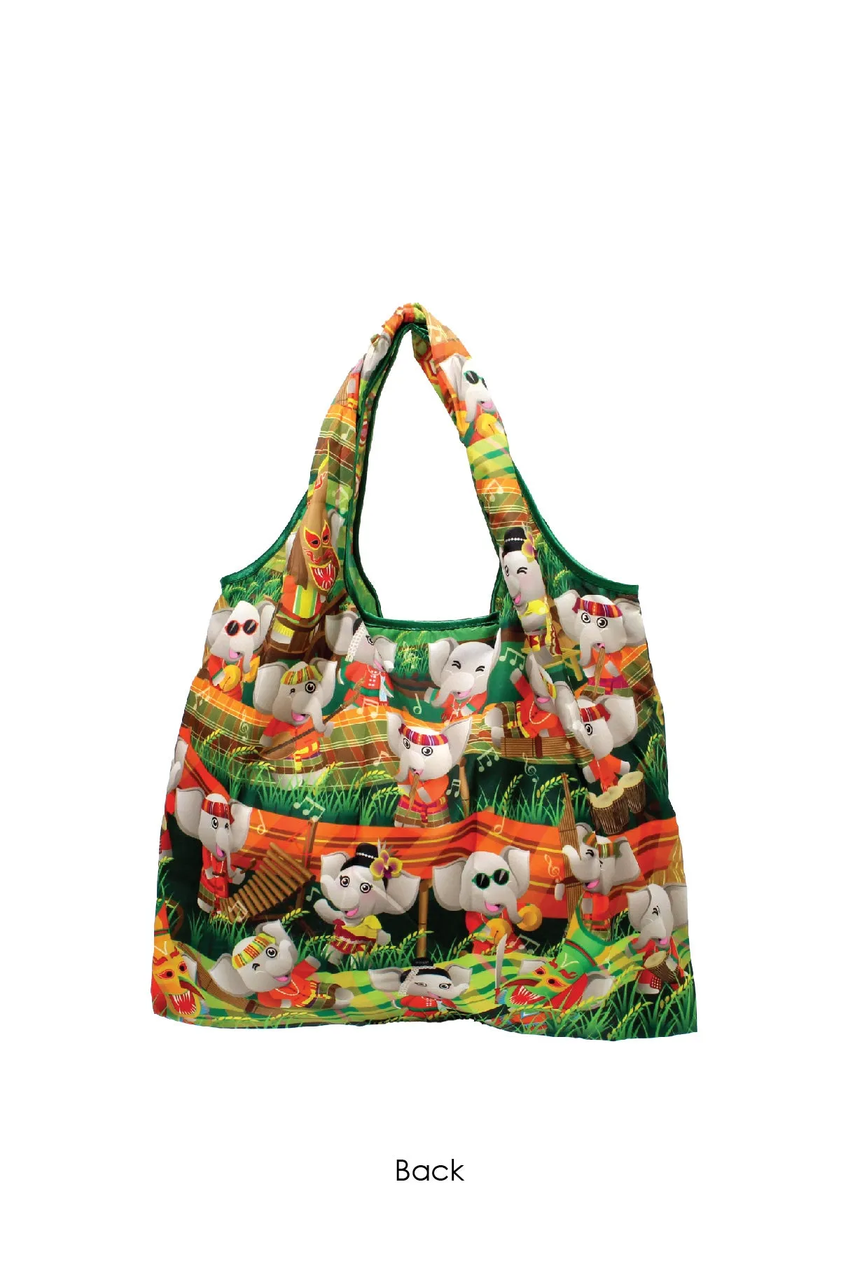 Eleph Origami Heritage Easy Bag M - Chang Serng : Green/Orange