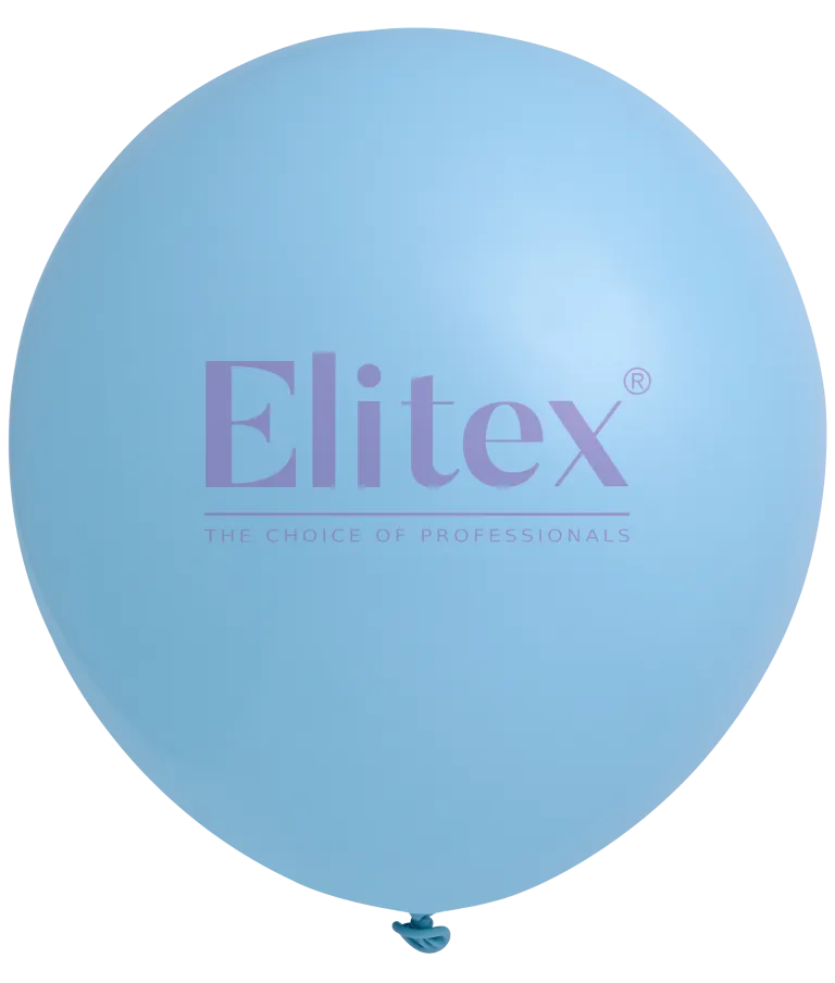 Elitex 12" Pastel Baby Blue Latex Balloons 50ct