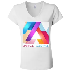 Embrace Elegance Ladies' V-Neck T-Shirt