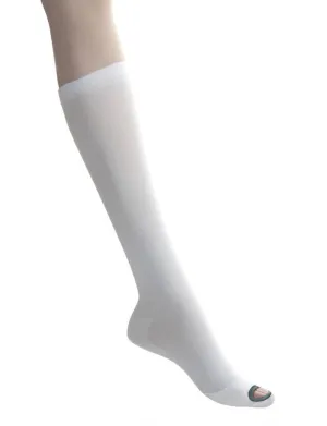 EMS Knee Length Anti-Embolism Stockings White Large Regular Box of 12