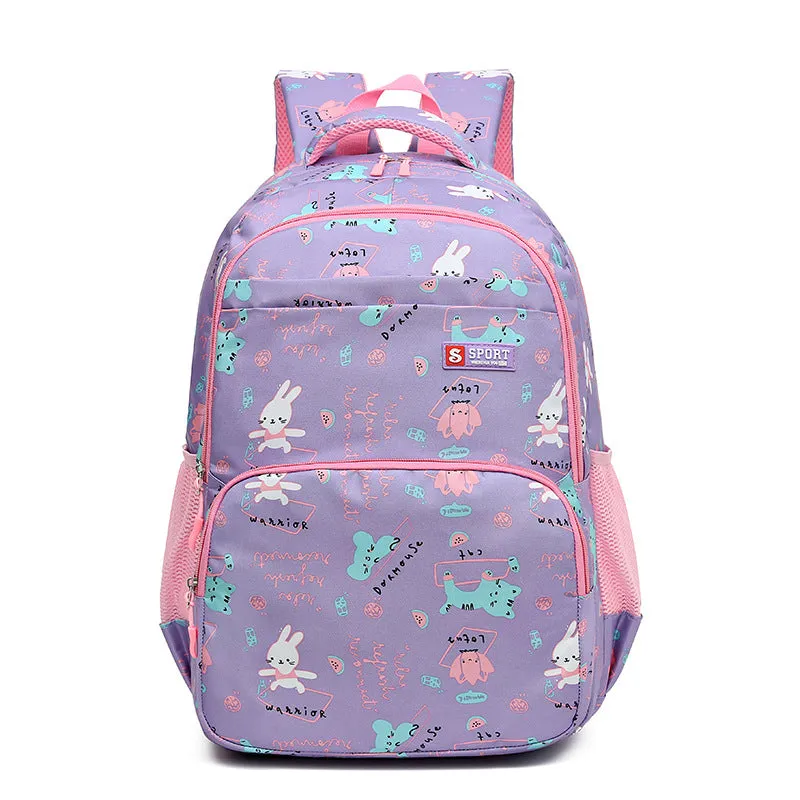 Factory Wholesale New Primary School Student Schoolbag Girl's Grade 1-6 Sweet Cute and Lightweight Casual Backpack