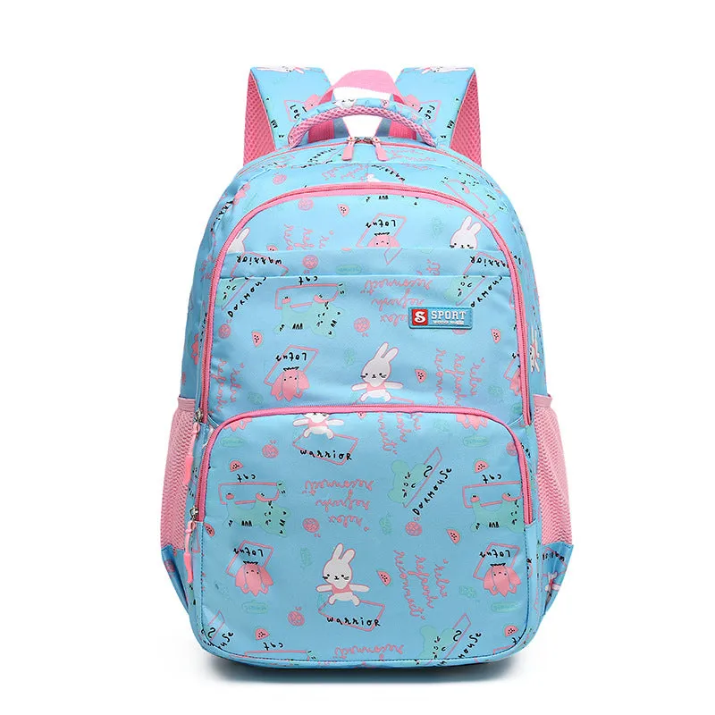 Factory Wholesale New Primary School Student Schoolbag Girl's Grade 1-6 Sweet Cute and Lightweight Casual Backpack