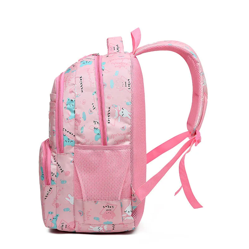 Factory Wholesale New Primary School Student Schoolbag Girl's Grade 1-6 Sweet Cute and Lightweight Casual Backpack