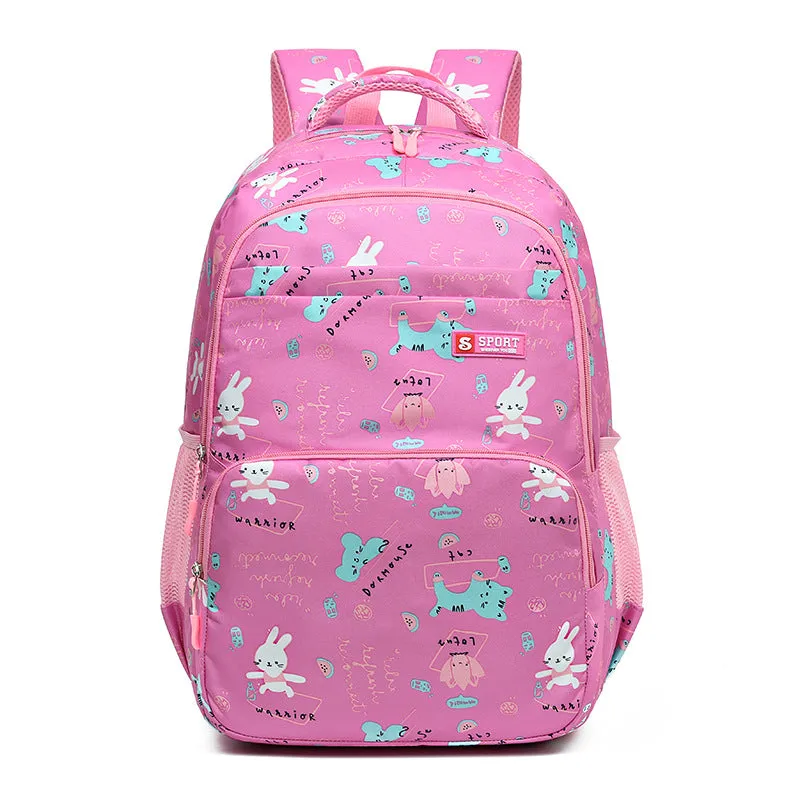 Factory Wholesale New Primary School Student Schoolbag Girl's Grade 1-6 Sweet Cute and Lightweight Casual Backpack