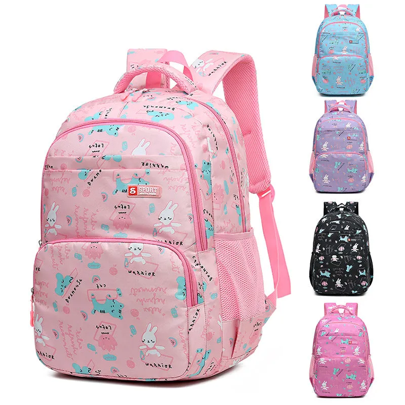 Factory Wholesale New Primary School Student Schoolbag Girl's Grade 1-6 Sweet Cute and Lightweight Casual Backpack