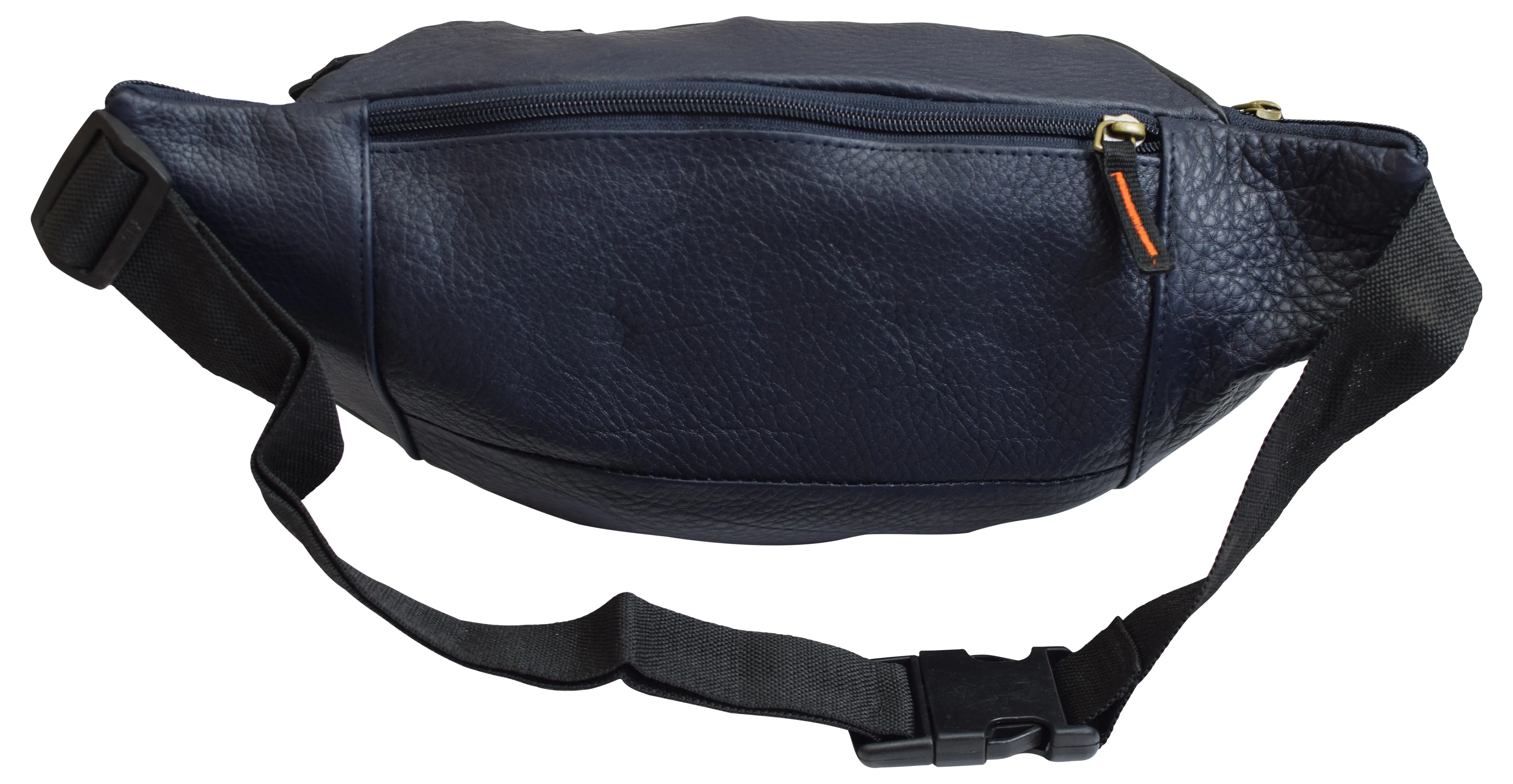 Fanny Pack Waist Bag Genuine Pebbled Leather Travel Hiking Sports Colors