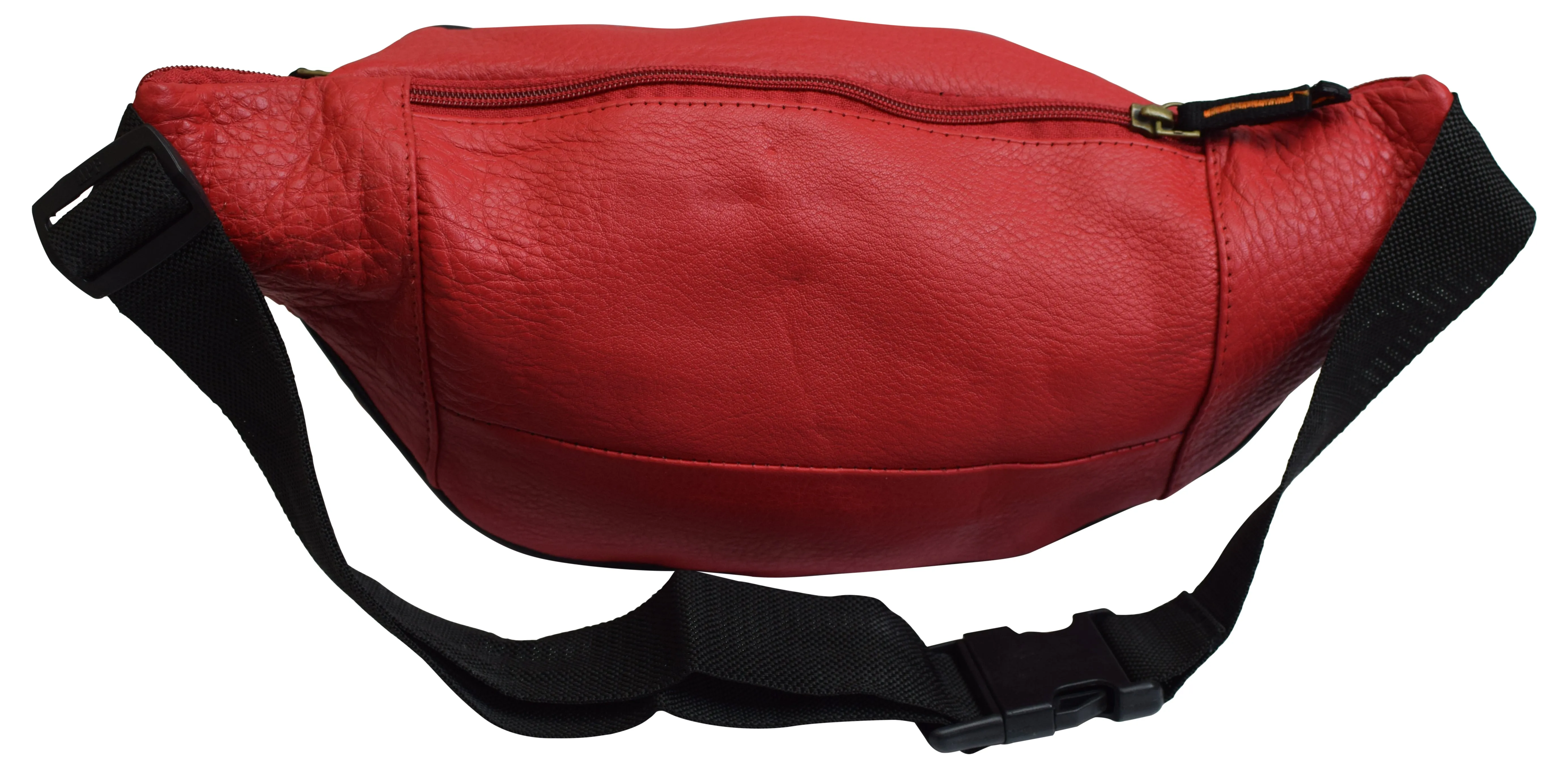 Fanny Pack Waist Bag Genuine Pebbled Leather Travel Hiking Sports Colors