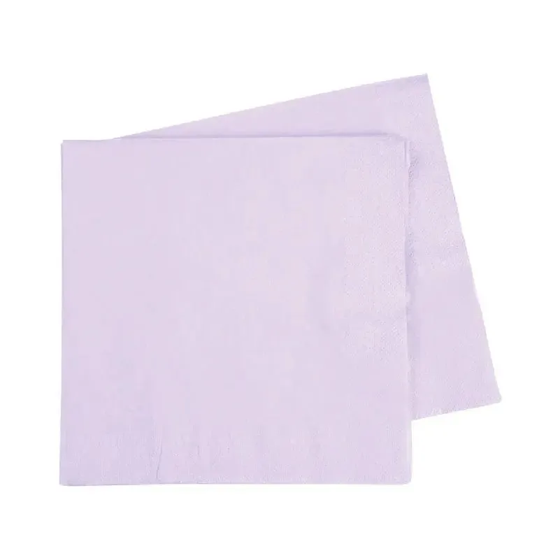 Five Star Pastel Lilac Napkins - Lunch 40 Pkt