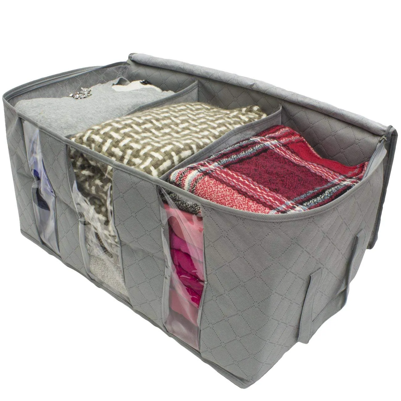 Foldable Storage Bag Organizers (2 Pack)