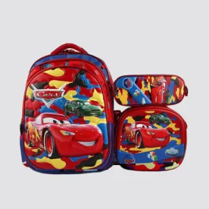 G2765 Cars 3-Piece Backpack / Trolley Set