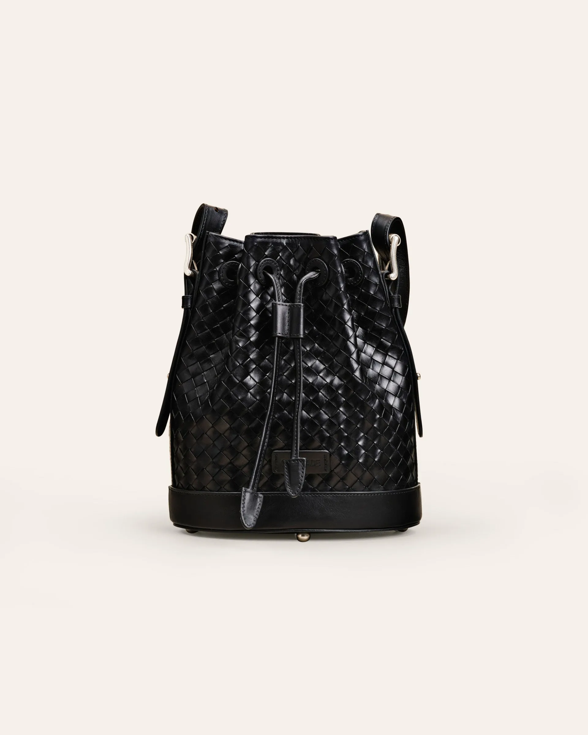 Gaya Mini Black Dama Bucket Bag