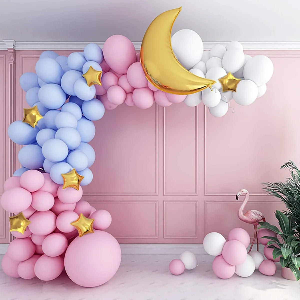 Gender Reveal Balloon Arch - Pastel Balloon Garland Kit