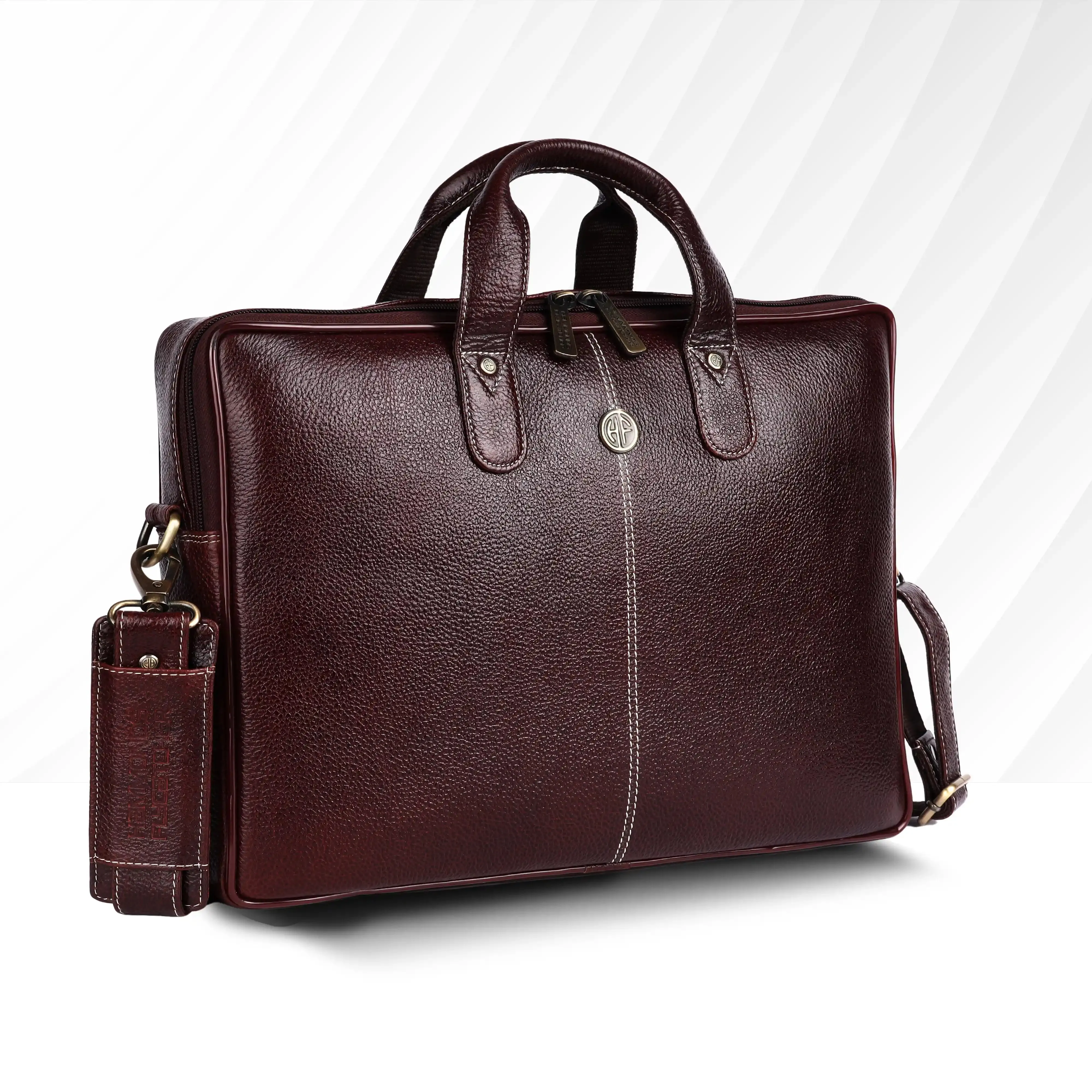 Genuine Leather Laptop Bag for Men - Office Bag - Fits Up to 14/15.6/16 Inch Laptop/MacBook