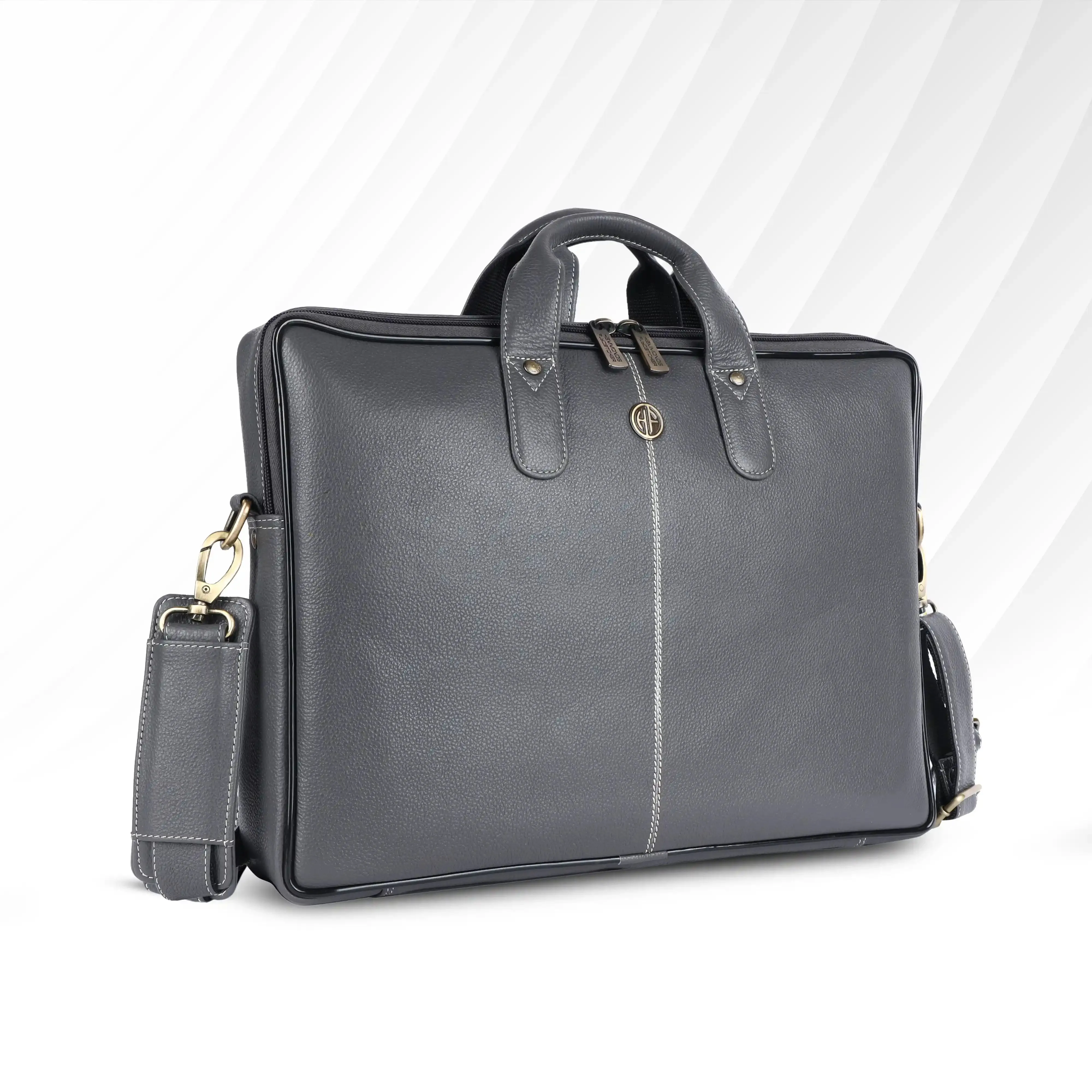 Genuine Leather Laptop Bag for Men - Office Bag - Fits Up to 14/15.6/16 Inch Laptop/MacBook