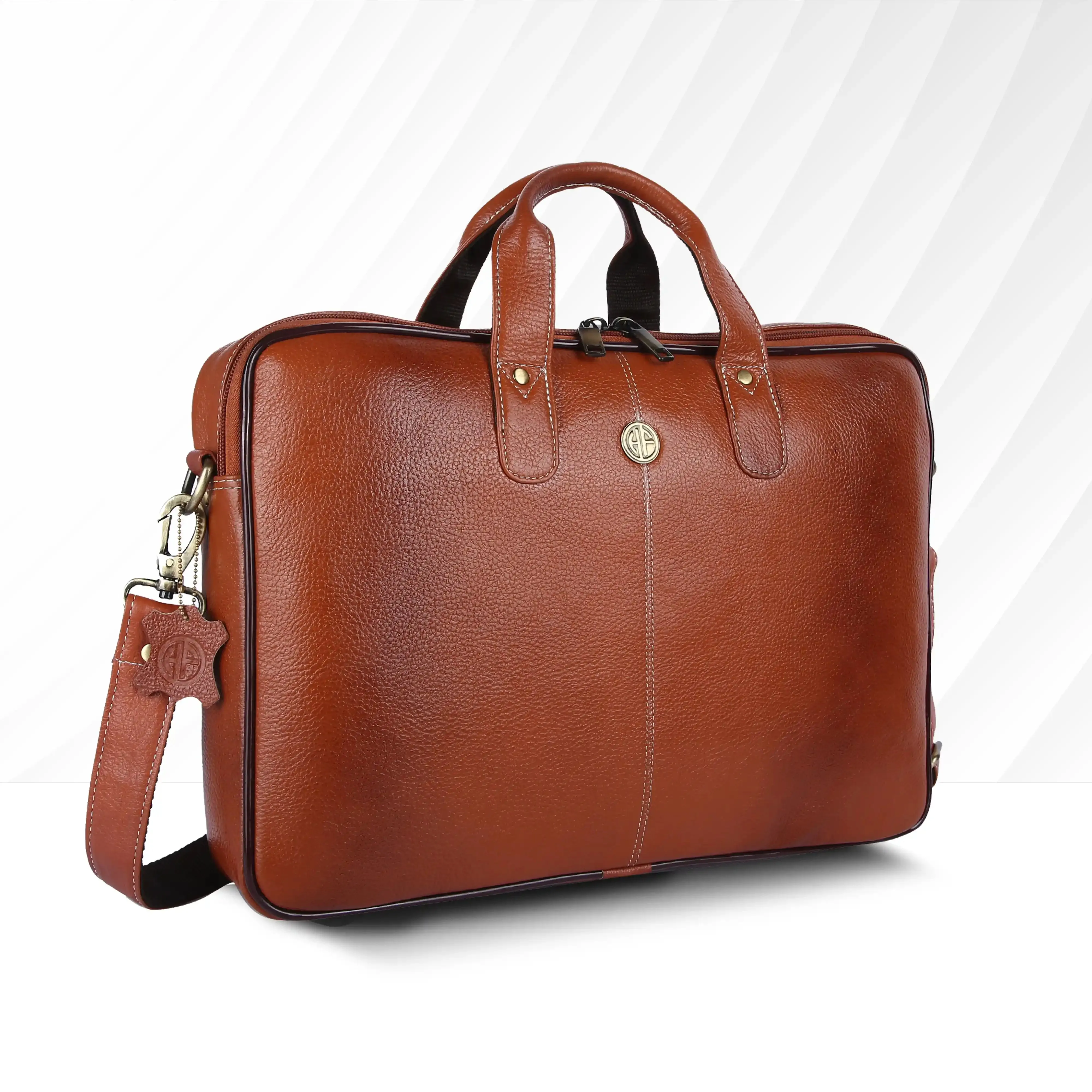 Genuine Leather Laptop Bag for Men - Office Bag - Fits Up to 14/15.6/16 Inch Laptop/MacBook