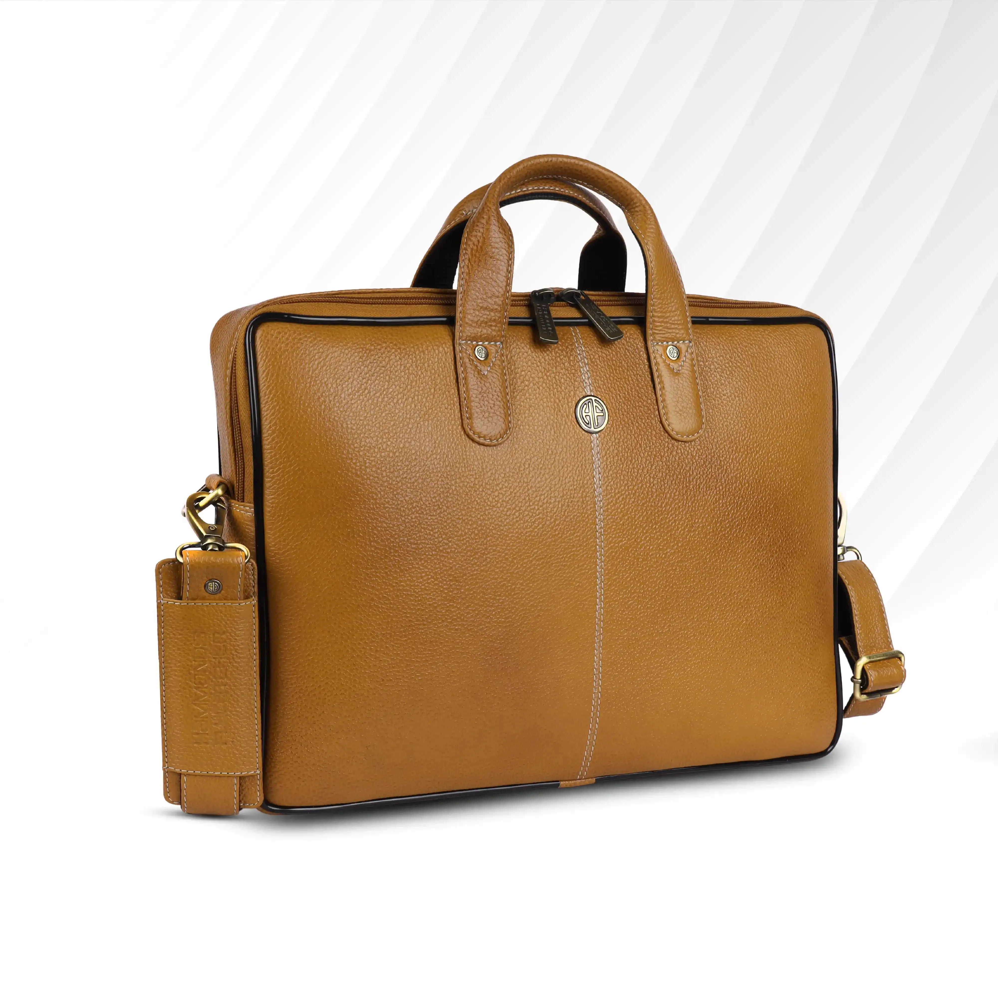 Genuine Leather Laptop Bag for Men - Office Bag - Fits Up to 14/15.6/16 Inch Laptop/MacBook