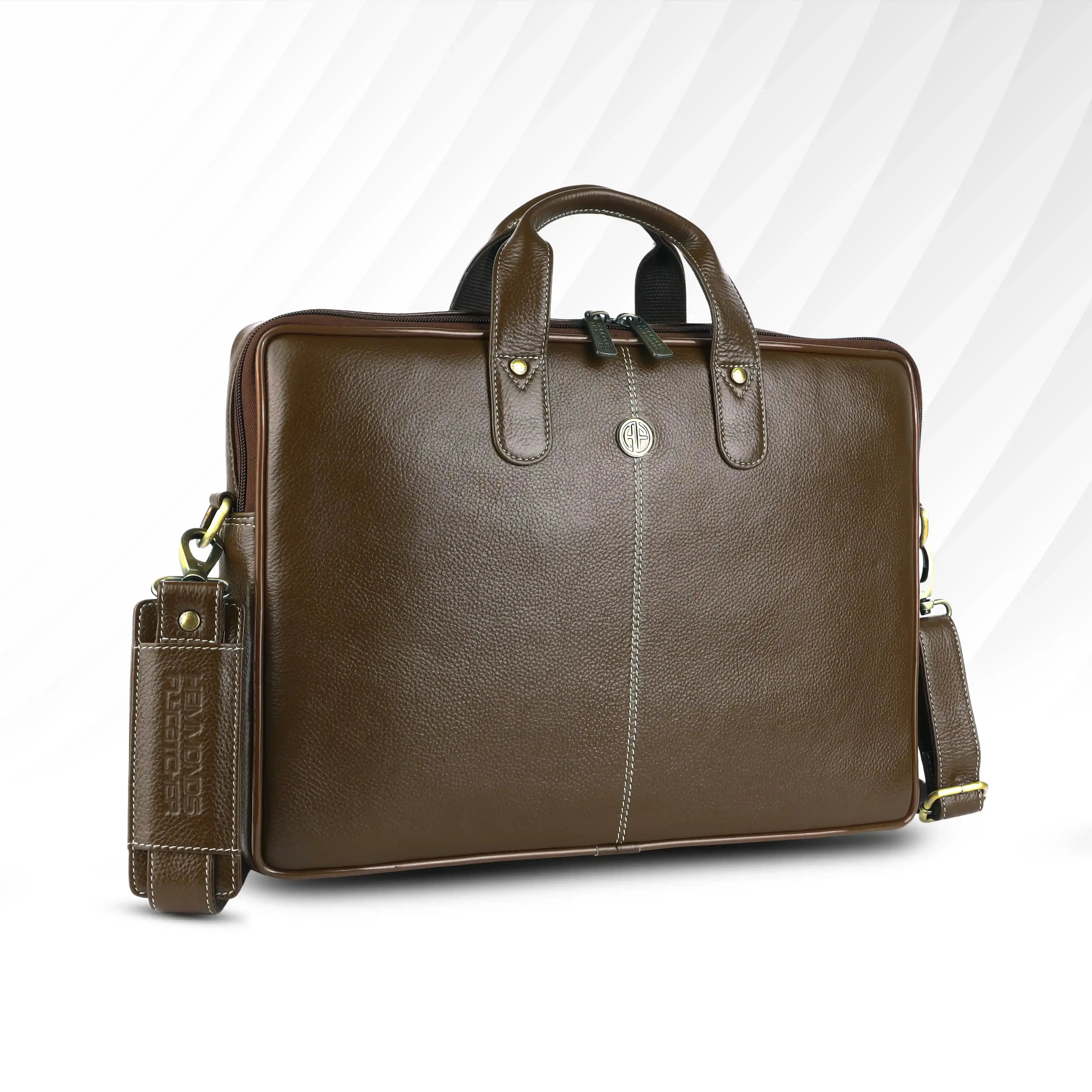 Genuine Leather Laptop Bag for Men - Office Bag - Fits Up to 14/15.6/16 Inch Laptop/MacBook