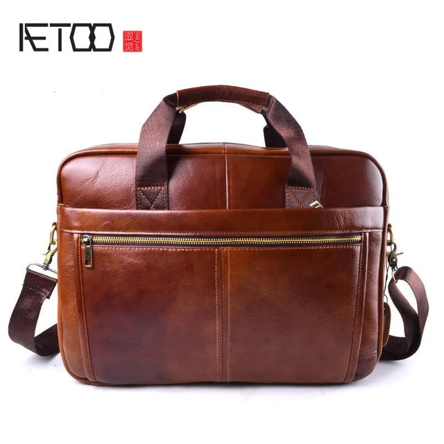 Genuine Leather laptop bag