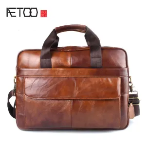 Genuine Leather laptop bag