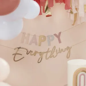 Ginger Ray Happy Everything Pastel & Gold Bunting