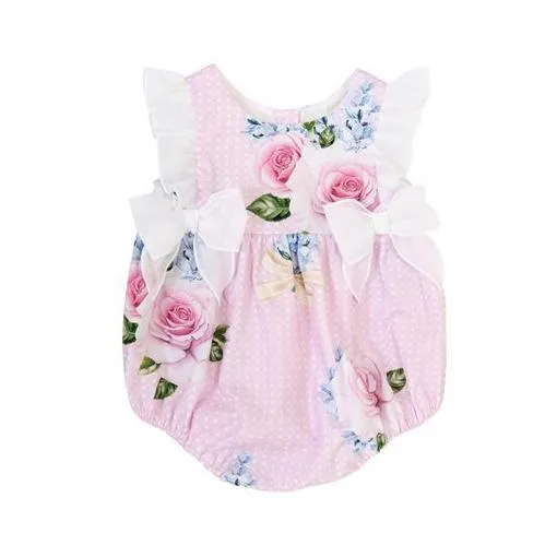 Girls Pink Flower Shortie